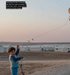 Photo included in the UNHCR's report 